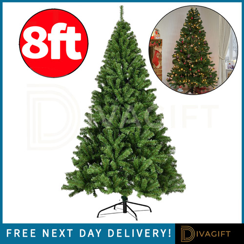 8ft christmas tree with - christmas,