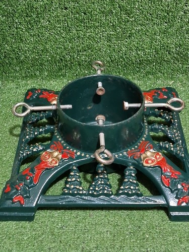 Christmas tree stand cast iron - christmas,