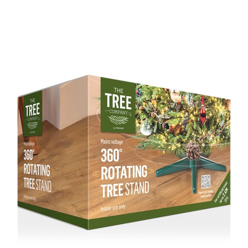 Rotating christmas tree - rotating,