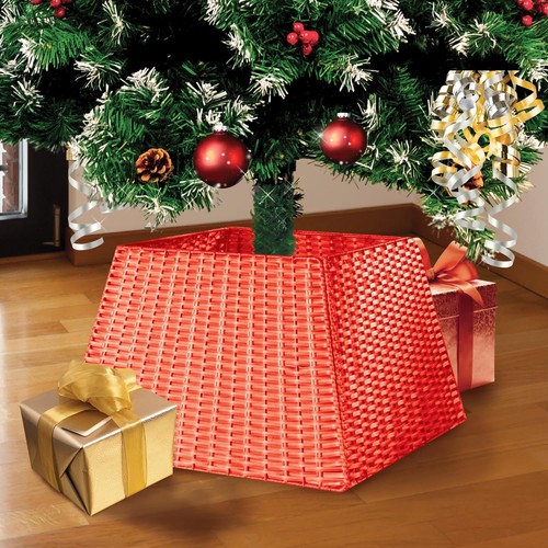 Christmas tree skirt faux - christmas,
