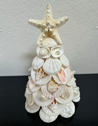 Coastal seashell christmas - coastal,
