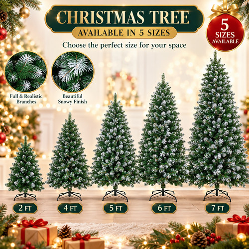 Christmas tree with stand - tree, 4ft