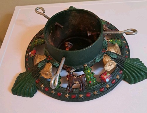 Christmas tree stand cast - cast, iron