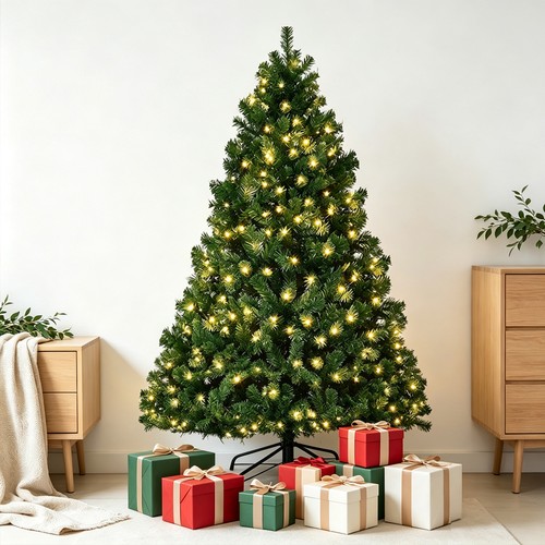 7ft green christmas - green, tree