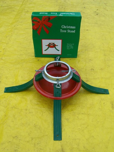 Vintage christmas tree - vintage, stand