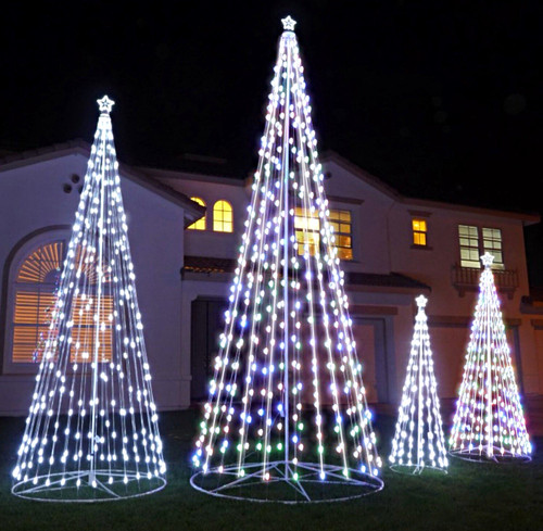 Outdoor led cone christmas - cone,