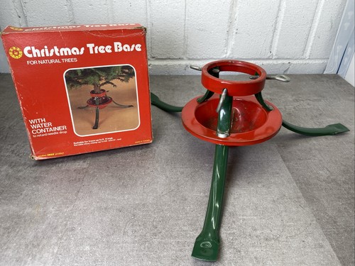 Vintage christmas tree base - tree,